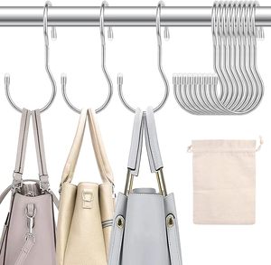 YHZNW Pack Handbag Hanger Organizer Metal <b>S</b> <b>Hooks</b> With Storage Bag Purse Hangers Bag <b>Hooks</b> Closet Large Size Closet Rod <b>Hooks</b> Fo - Product Image 5