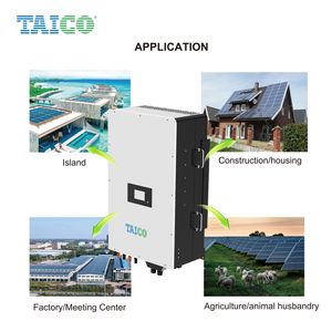 30kw 40kw 50kw हाइब्रिड सौर प्रणाली इन्वर्टर उच्च वोल्टेज 30kw 40kw 50kw पर/ऑफ ग्रिड 3-चरण हाइब्रिड इन्वर्टर - Product Image 2