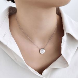 เครื่องประดับแฟชั่น Dylam Daily Wear ทอง 14K ชุบโรเดียม เงินแท้ 925 ประดับเพชรซีกอน 5A จี้ทรงกลม สร้อยคอ งานจิวเวลรี่ชั้นดี - Product Image 6