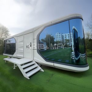 Casa Cápsula Moderna y Contemporánea de Lujo, Impermeable, con Estructura de Acero, Casa Contenedor para Glamping, Ecológica y Duradera - Product Image 1