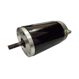 Motor de CC con escobillas de imán permanente Dp-1201h 12V con montaje de brida para equipos agrícolas de elevación y arranque - Product Image 2
