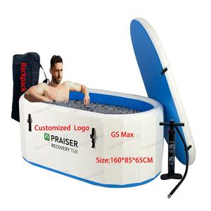 อ่างอาบน้ำร้อนสำหรับ2ท่านโดมแบบพกพาสไตล์โบสถ์เป่าลมออกประตูสปา - Product Image 1