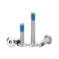 Vis à tête fraisée en acier inoxydable SS304 18-8, M2 à M12, avec système de verrouillage de filetage pré-appliqué pour meubles