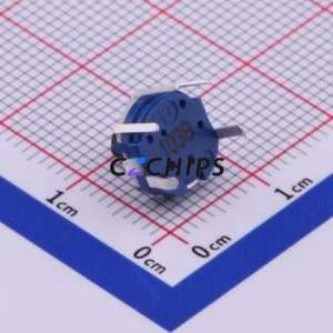 ตัวต้านทานแบบปรับได้/โพเทนชิออมิเตอร์ผ่านรูตัวต้านทาน (THT) RK08H11100X7 10kOhm 30% 20V 30mW - Product Image 2