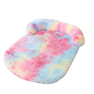 Cross-Border Waterproof Cats <strong>Dogs</strong> Pet Mat Detachable Soft Long Plush <strong>Bed</strong> Solid Fleece Nest Cats <strong>Bed</strong> Cave Sponge Filling Soft - Product Image 5