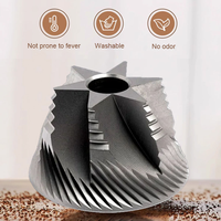 Mini moulin à café manuel avec réglages ajustables, boîtier en plastique, capacité de 25 g, portable pour la maison, le bureau et les voyages