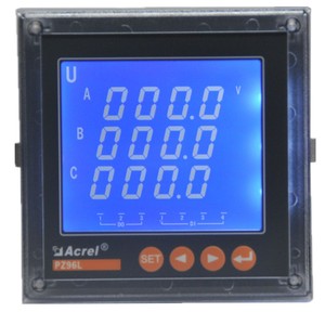 Acrel PZ72L Intelligent Ammeter Three Phase AC DC 5A LCD Display Panel Meter - Product Image 3