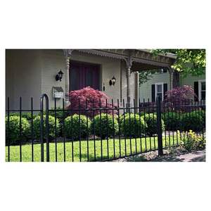 Clôture extérieure de jardin <span class=keywords><strong>ferraille</strong></span> en fer forgé galvanisé/rails d'occasion à vendre - Product Image 4