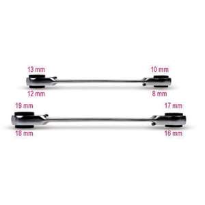 BETA - 001920016 Clés à anneau bi-hexagonales plates à double extrémité chromées à cliquet réversibles-EAN 8014230572413 WRENCHES - Product Image 2