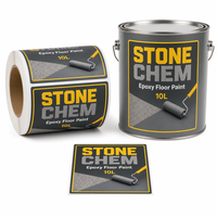Etiquetas Adhesivas de Vinilo Impresas Personalizadas, Resistentes a los Arañazos, con Protección UV, con Corte de Forma Personalizada para Botellas de Suplementos