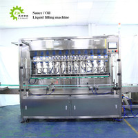 Machine de remplissage automatique à piston ZXSMART à 12 têtes pour shampoing, lotion, savon liquide, lessive