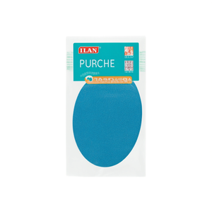 Patch Ilan 9,5X14cm Turchese 2 Pezzi Per Riparazione Abbigliamento - Product Image 1