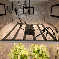 480W spectre complet led élèvent la lumière dimmable lm281B lm301H evo menthe blanc élèvent la lumière uv ir pour la croissance des plantes hydroponiques