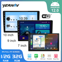 Radio de Coche Android de Doble DIN de 7/9/10 Pulgadas con Pantalla Táctil IPS, Android 12, Navegación GPS para Reproductor Estéreo de Salpicadero, 1 Año de Garantía