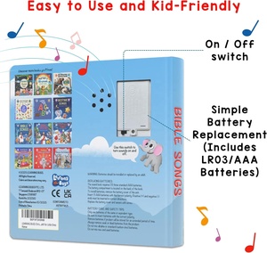 Cantici Biblici Cristiani: 15 Canzoni della Fede per i Più Piccoli, Libri Musicali per Bambini con 28 Pulsanti - Product Image 6