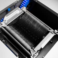 Nouvelle machine à découper et à trancher la viande de poulet entièrement automatique en acier inoxydable, trancheuse à viande à épaisseur réglable, usage commercial