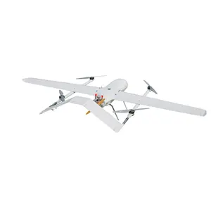 Drone kargo sayap tetap, pesawat jarak jauh sayap tetap bahan campuran Uav