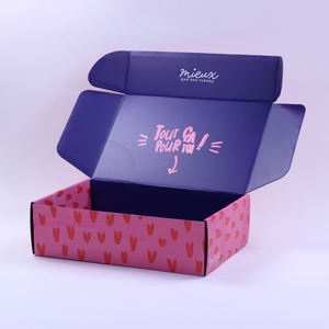 Caja de Cartón para Envíos Postales con Logotipo de Marca OEM Personalizado, Hecha de Papel Corrugado para Empaque, Envío y Transporte de Prendas - Product Image 1