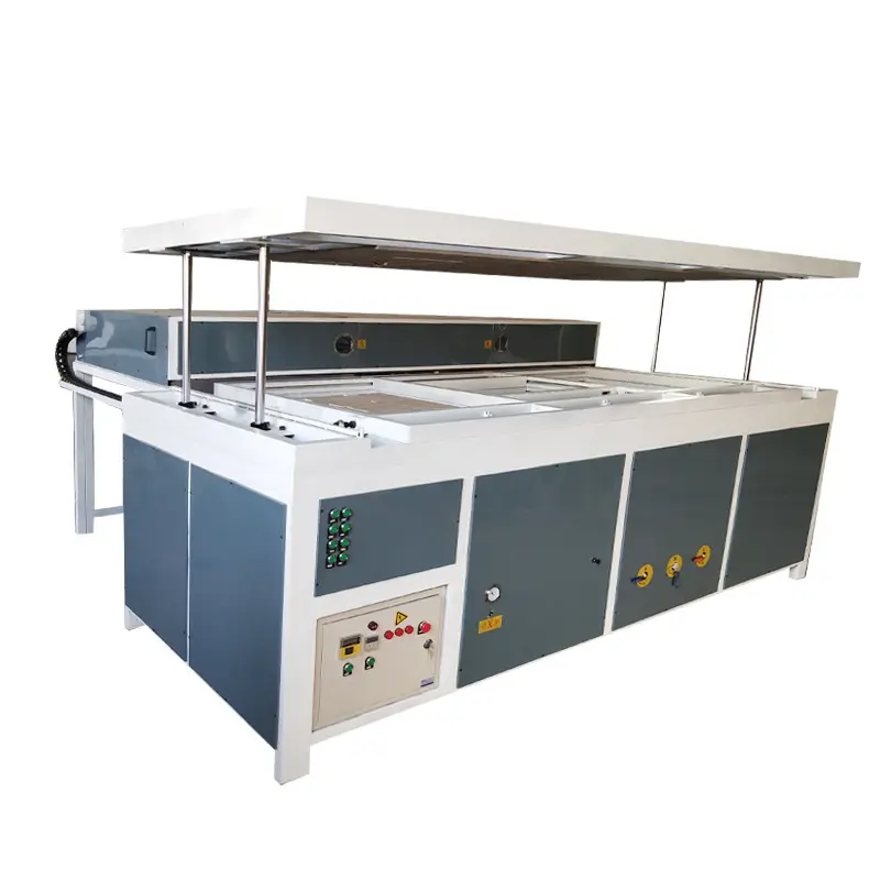 Full automatic thermoforming blister high speed 508 dt thermo ps foam pet vaccum forming machine plastic desktop for brick mould