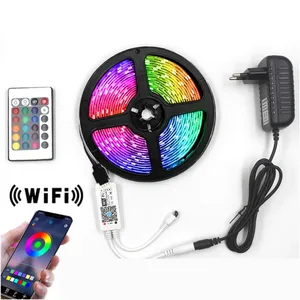 Controle wi-fi inteligente conexão com iluminação, moderna, resistente às intempéries, para jardim, para diversões, alexa, rgb, luzes externas