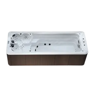 5.8m freestanding rectangular swim spa whirlpool china above ground swim spa outdoor swimming pool