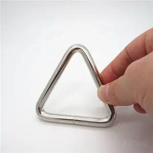 Factory supply 55mm metal welded triangle bag ring