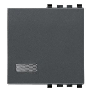 2M Button With Grey Diffuser 4.5 In Length 2.2 In Height Wall <b>Switch</b> - Product Image 1