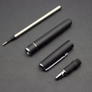 Custom Logo Metal <b>Gel</b> Ink Pen with Soft Rubber Grip for Business Promotions and Corporate Gifts - Product Image 3
