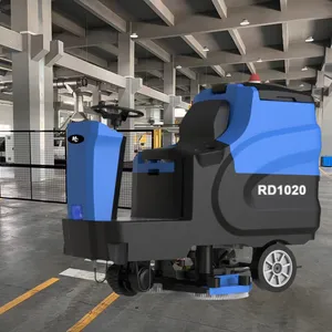 RD1020 tour sur épurateur sèche conduite type robot épurateur grande machine de nettoyage de sol épurateur de carreaux électrique