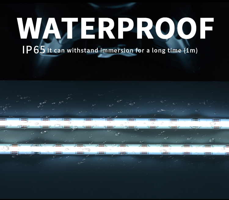 Waterproof IP20/67 COB Strip DC12v 24V Outdoor Building Light COB LED Strip Flexible RGB 18W