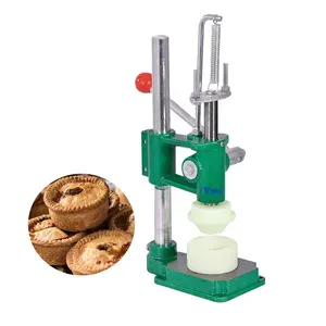 Mesin pembentuk pai daging lemak tinggi Manual mesin pembentuk kerak Pie Choco mesin pembuat Pie untuk penggunaan rumah