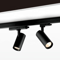 Luminaire de mise au point de haute qualité Angle de faisceau Rail magnétique réglable, éclairage sur rail linéaire, projecteur d'éclairage sur rail Led