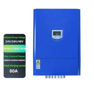 Contrôleur d'éolienne MPPT 24V 36V 48V 3KW 80A hors réseau pour système d'énergie éolienne - Product Image 1