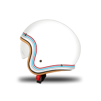 Casque de moto rétro demi-visage Casco Moto Vintage Hommes Femmes Casque de moto DOT ECE