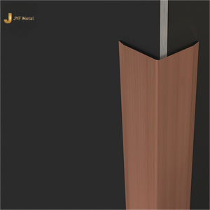 EX195 <b>Tile</b> Profiles Decor Furniture Strips <b>Tile</b> Trim Stainless Steel <b>Wall</b> Wardrobe Decoration Gold <b>Mirror</b> OEM Flat Strips - Product Image 4