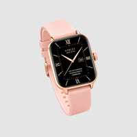 Montre connectée élégante avec écran Super AMOLED Pro rectangulaire, charge sans fil, longue autonomie de la batterie, pour un usage quotidien et un style tendance
