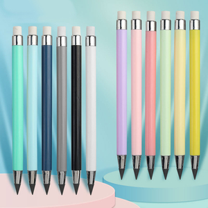 <span class=keywords><strong>Crayon</strong></span> rond éternel Bview Art, lot de 12, sans <span class=keywords><strong>taille</strong></span>-<span class=keywords><strong>crayon</strong></span>, mine de <span class=keywords><strong>crayon</strong></span> non cassable, avec gomme, encre sans encre, <span class=keywords><strong>dessin</strong></span> pour enfants - Product Image 2