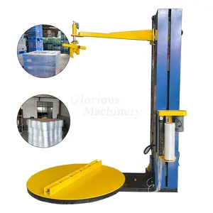 Large Objects Automatic Pallet Stretch Film Wrapping Machine stretch wrap machine airport