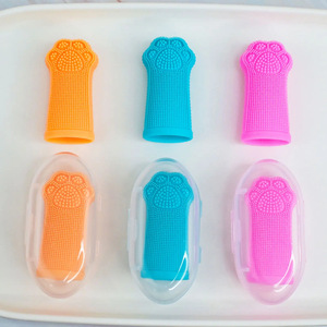 High-Quality Food-Grade <b>Silicone</b> Pet Toothbrush | Gentle Oral Care for Dogs & Cats | Durable & Safe Cleaning <b>Tool</b> - Product Image 4