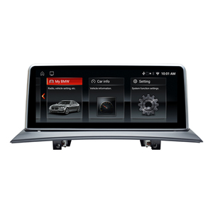 หน้าจอสัมผัสขนาด 10.25 นิ้ว สำหรับ BMW X3 E83 ปี 2003-2010 ระบบนำทาง GPS Android รองรับ CarPlay MP3/MP4 DSP TV พร้อมชุดติดตั้งบนแผงหน้าปัด - Product Image 1