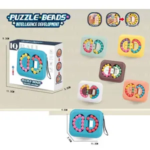 Magic Bean Xoay Cube Giải Nén Đồ Chơi 3D Câu Đố Giáo Dục Giảm Căng Thẳng Lo Lắng Cube Magic Bean Fidget Đồ Chơi