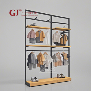 Modern Retail Clothing Display Hersteller-Kunden spezifische Kleider ständer & Boutique-Vitrinen für Herren bekleidungs geschäfte - Product Image 2