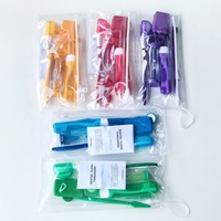 Kit orthodontique de voyage compact cire de fil à la menthe Portable soins dentaires hygiène maintien pochette de transport pour les soins bucco-dentaires