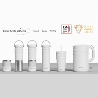 Bouteille d'eau en acier inoxydable en forme de nuage de 18 oz et 24 oz avec poignée, best-seller ODM/OEM sur les marchés européens et asiatiques