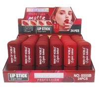 Vente en gros Brillant à lèvres antiadhésif étanche Brillant à lèvres liquide Rouge vif Rouge à lèvres hydratant