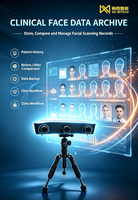 Scanner facial 3D infrarouge multi-formats 3-25, dispositif de modélisation 3D à lumière structurée pour la conception multiplateforme