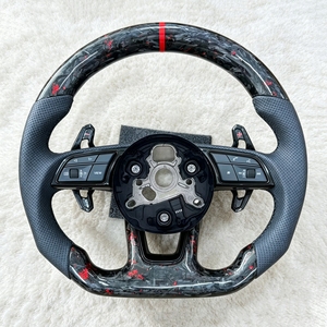 Accesorios para Automóviles de Fibra de Carbono para Audi TT R8 B8 B9 S3 S4 S5 S6 S7 RS3 RS4 RS5 RS6 A3 A7 A8 A6 C7 RS Q3 Q5 Q6 <span class=keywords><strong>A4</strong></span> A5, Volante - Product Image 2