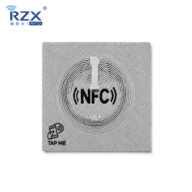 NFC Woven Textile Label for Garment & Apparel Smart Fabric Tag for Brand Promotion Customer Interaction & Product Authentication