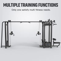 Machine professionnelle multifonctionnelle pour salle de sport et usage domestique, équipement de fitness, trainer croisé 5 stations