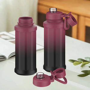 Bouteille d'eau isotherme portable grande capacité en acier inoxydable à double paroi, écologique, 1000 ml, pour l'extérieur - Product Image 1